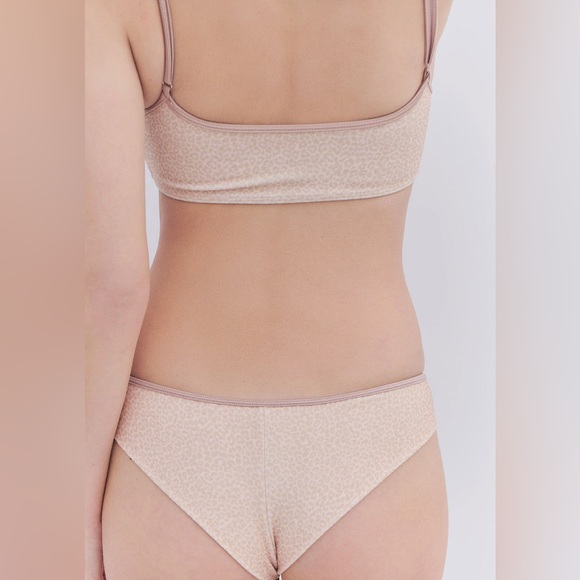 Frankie’s Bikini Dallas Terry Cocoa Leopard Print Set Size Large NWT - Picture 3 of 8